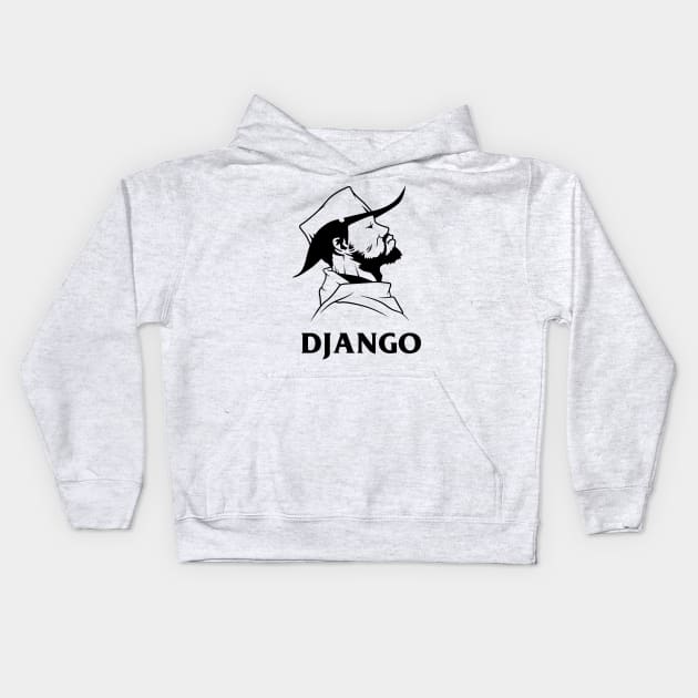 Django Kids Hoodie by Woah_Jonny